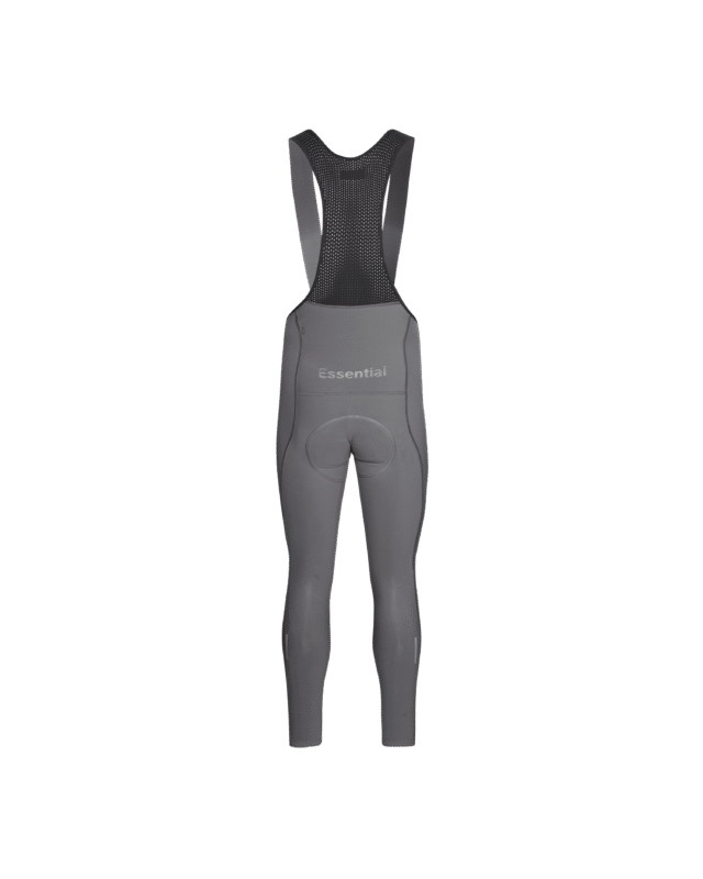 Essential Thermal Long Bibs Stone Grey