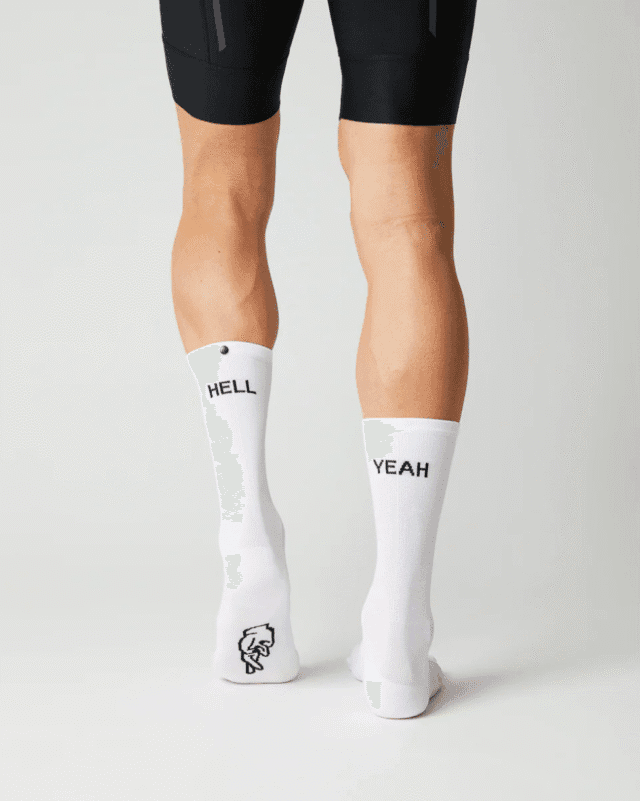 Fingerscorossed Socks Hell Yeah, Fahrradbekleidung Bern, Disco Cycle Bern