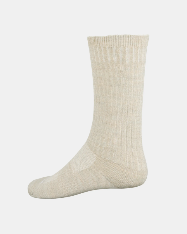 Escapism Melange Socks - Cream, L